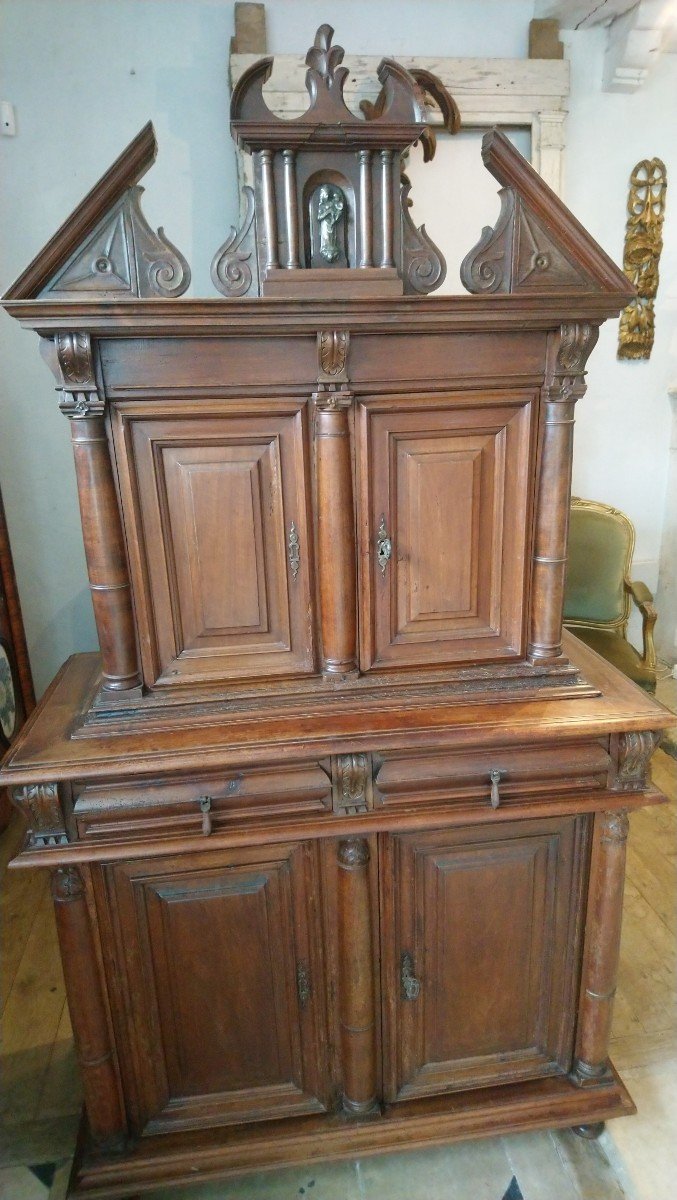 18th Century Double Body Buffet In Walnut -photo-3