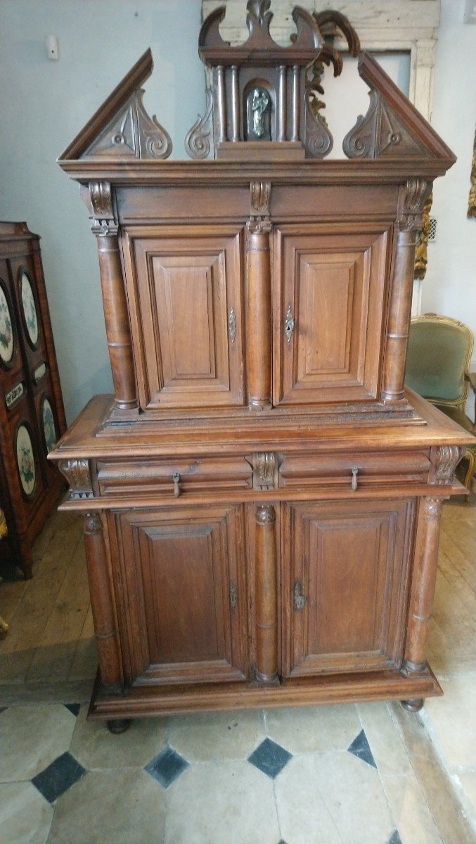 18th Century Double Body Buffet In Walnut -photo-8