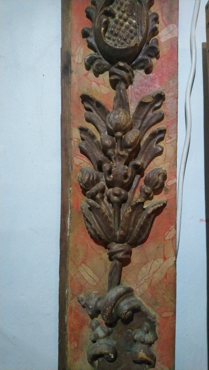 18th Century Italian Or Provence Woodwork Element -photo-3