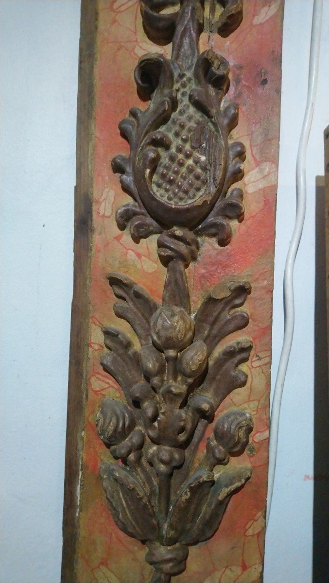 18th Century Italian Or Provence Woodwork Element -photo-2