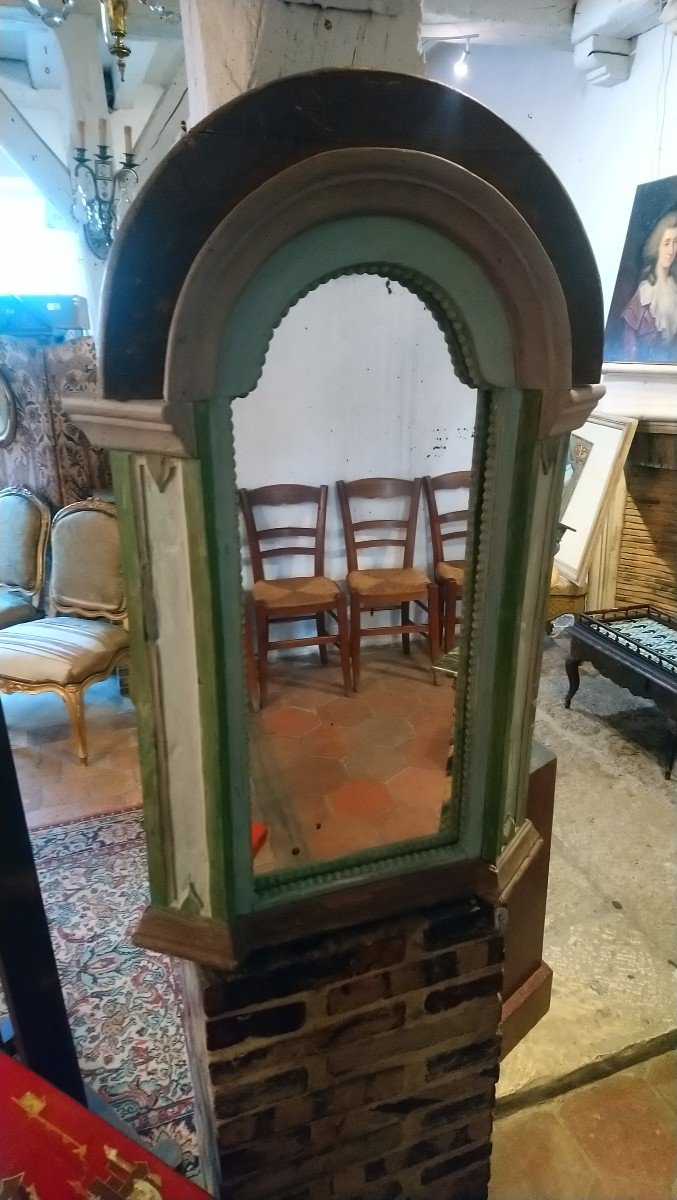 20th Century Painted Wooden Mirror -photo-2