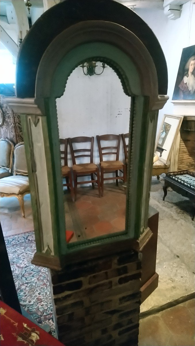 20th Century Painted Wooden Mirror -photo-5