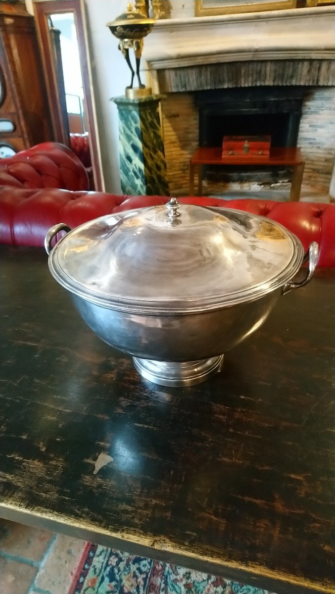 Early 19th Century Silver Plated Metal Covered Cup 