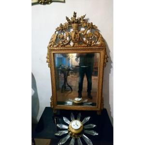 Miroir En Bois Doré Fin D époque Lxvi 