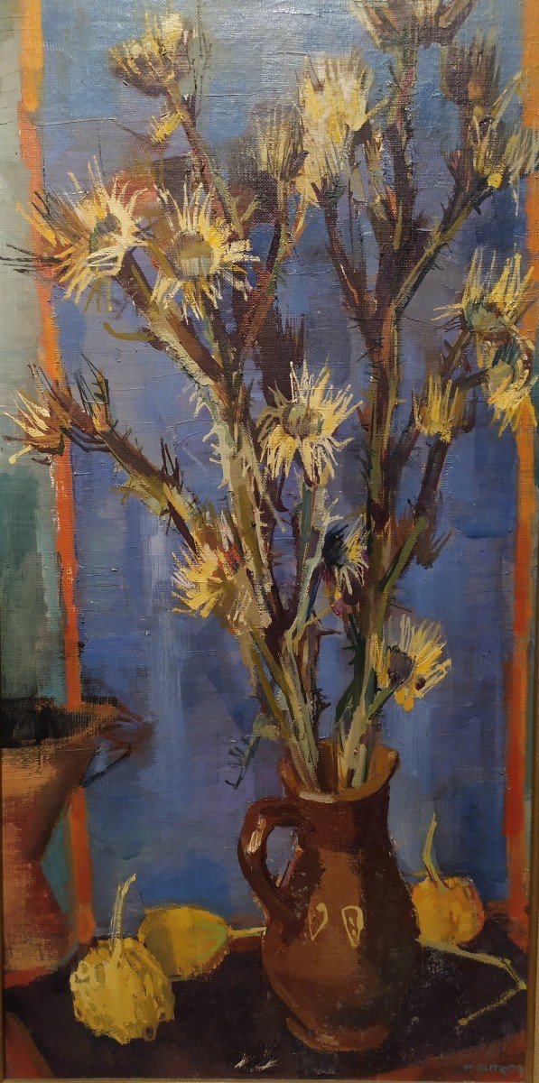 Nature Morte Aux Tournesols , De Paul Girol