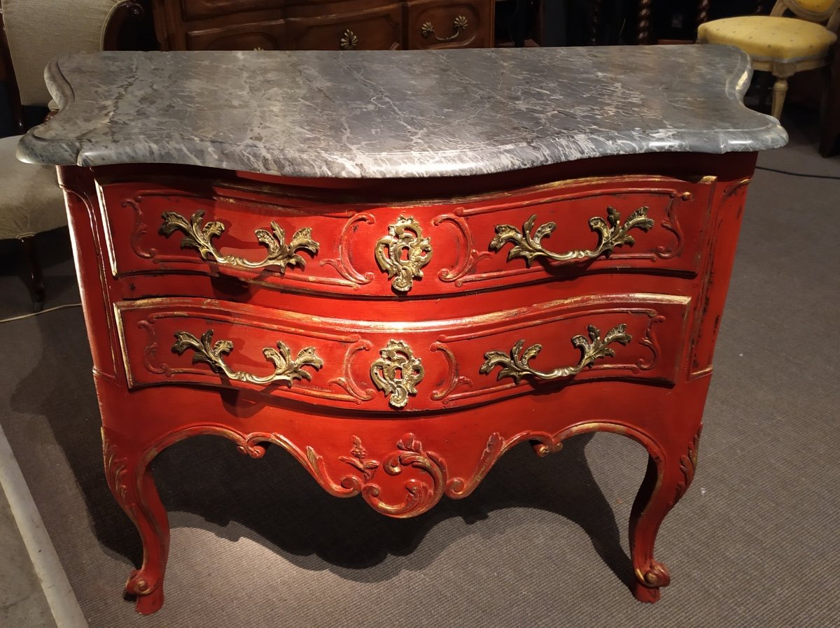 Commode Sauteuse Provençale,  époque XVIIIeme