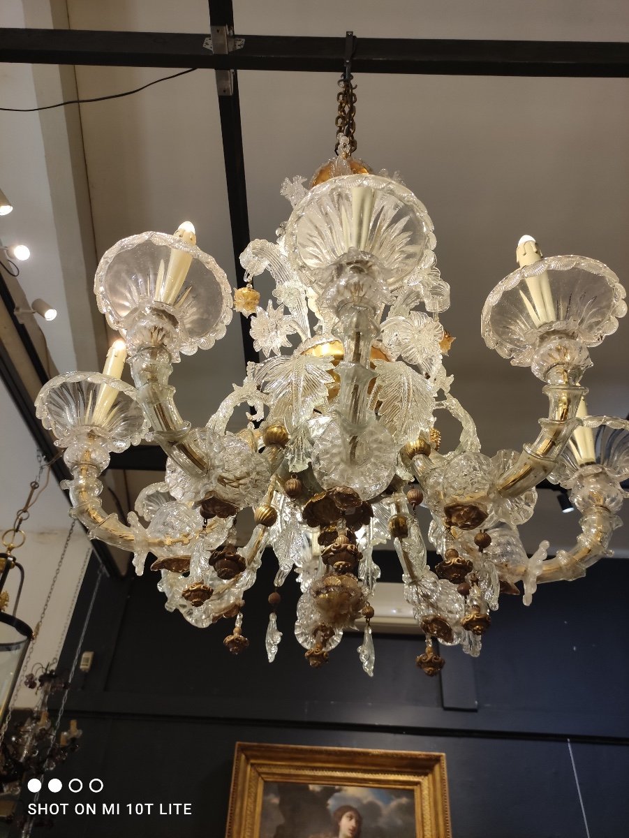 Baroque Style Chandelier, Murano-photo-2