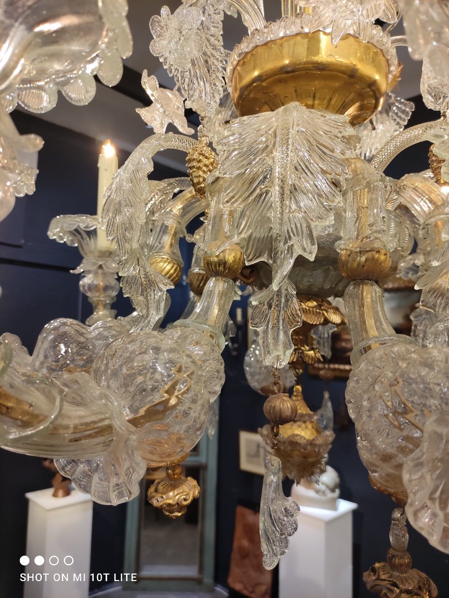 Baroque Style Chandelier, Murano-photo-4