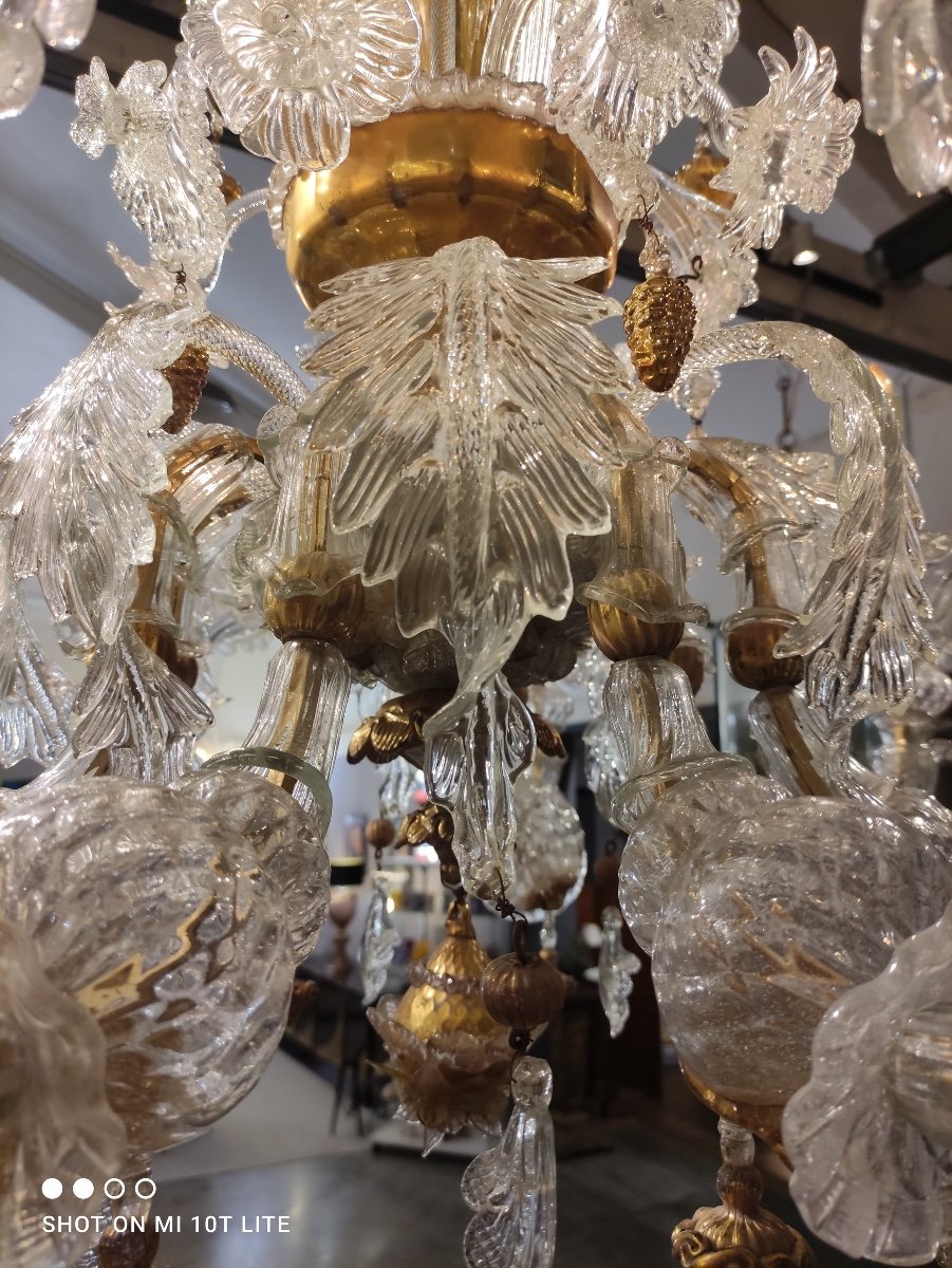 Baroque Style Chandelier, Murano-photo-6