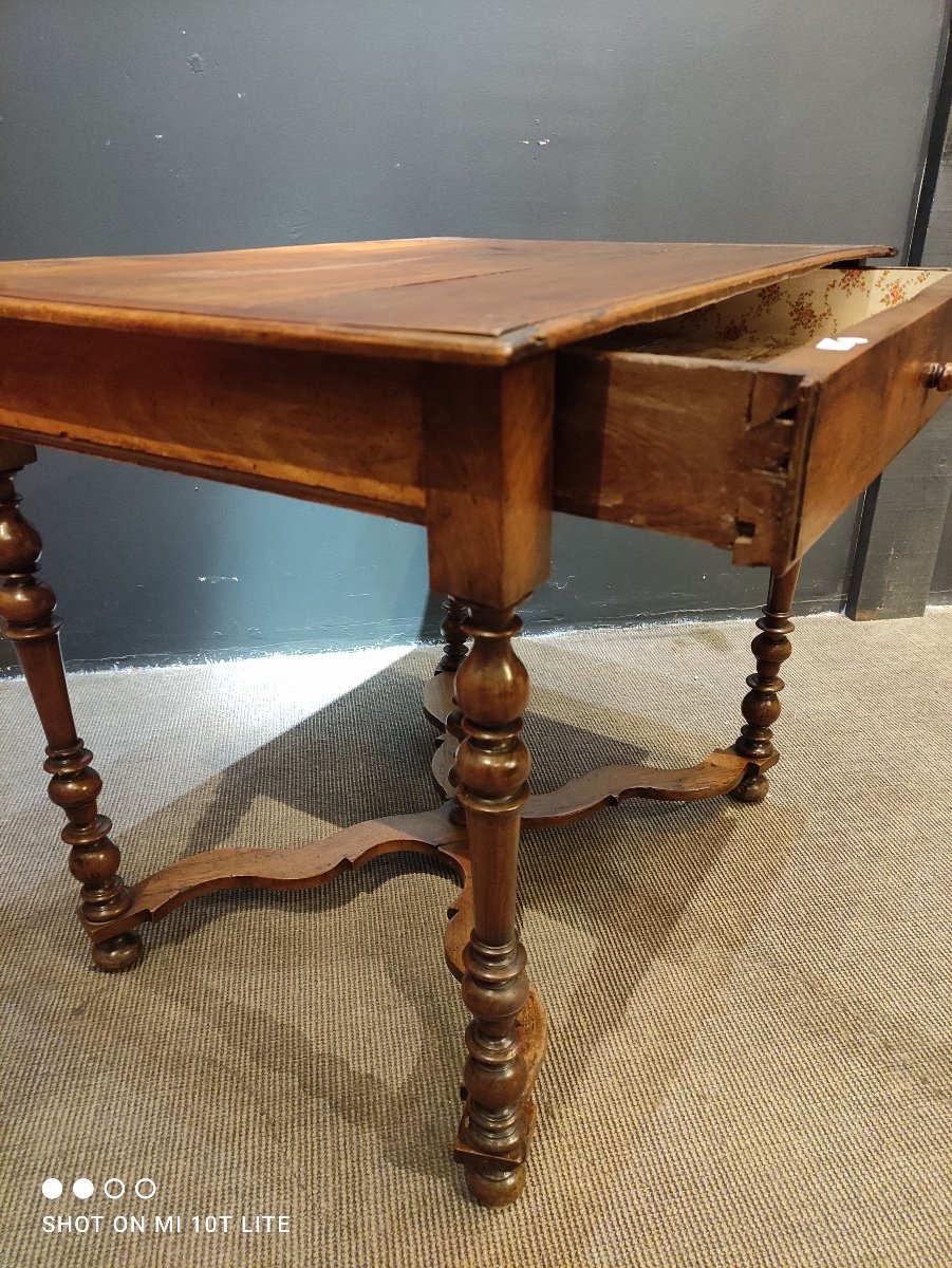 Louis XIV Writing Table, In Walnut-photo-1