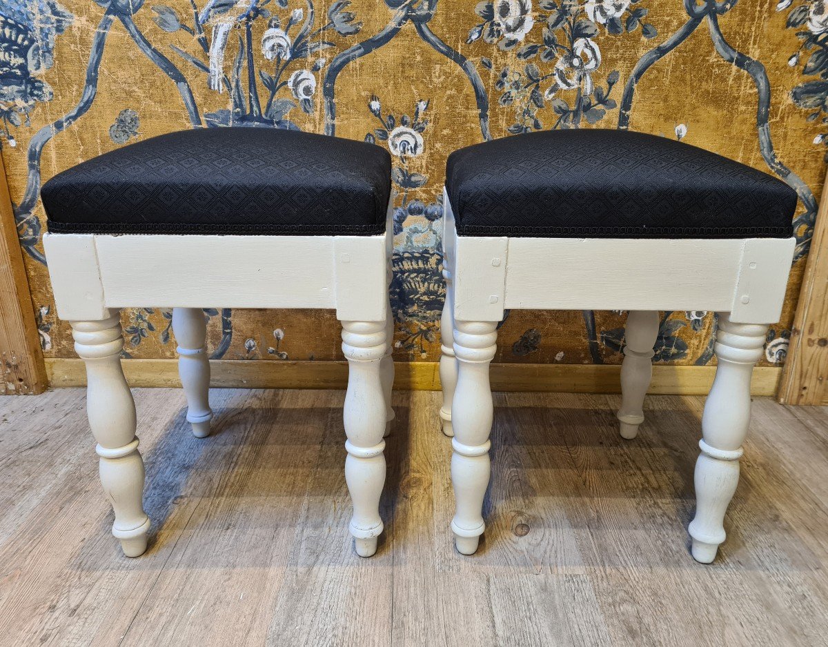 Pair Of Empire Period Stools