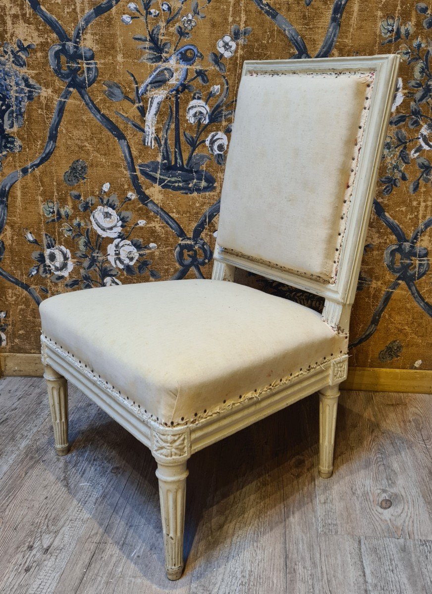 Low Chair Stamped By Jean Baptiste Boulard 