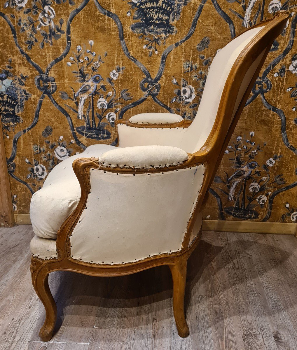 Bergère d'époque Louis XV -photo-3