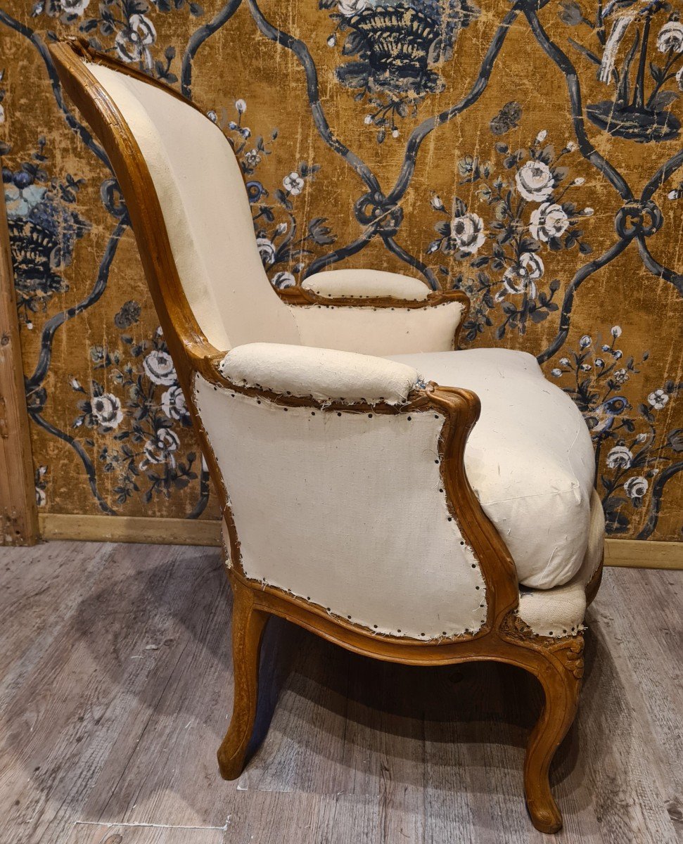 Bergère d'époque Louis XV -photo-4