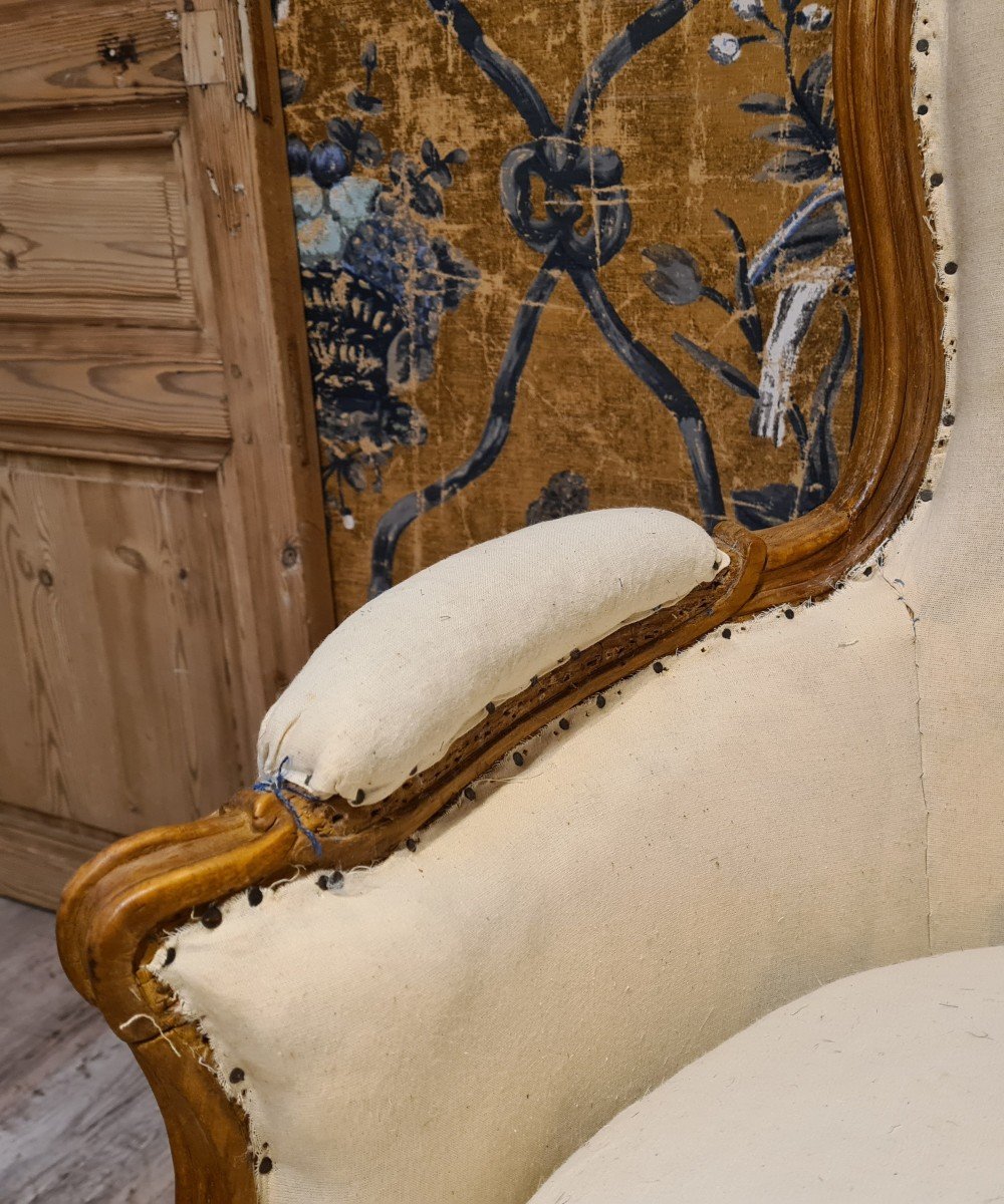 Bergère d'époque Louis XV -photo-2