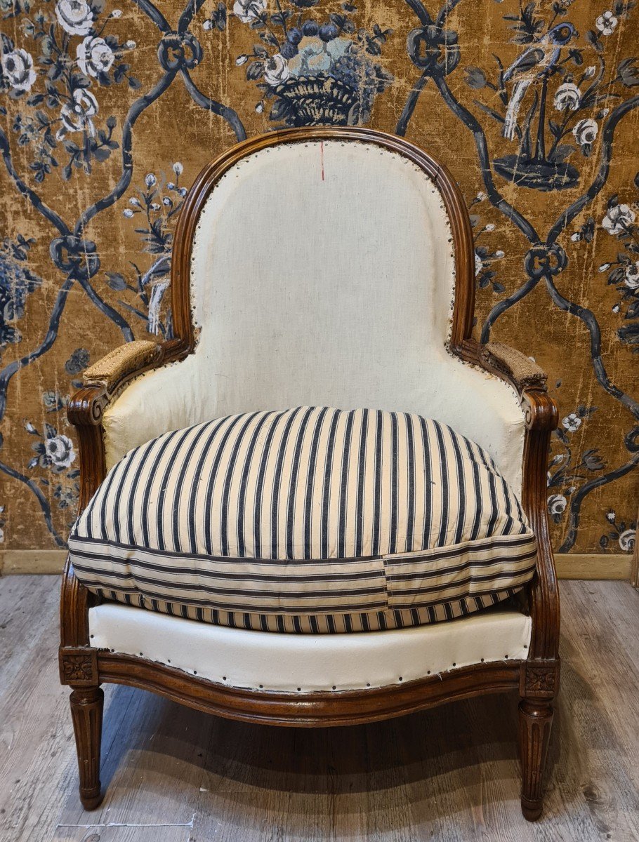 Bergère d'époque Louis XVI estampillée de Georges Jacob 