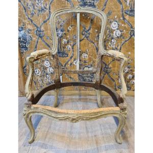 Bergère d'époque Louis XV estampillée de Mariette 