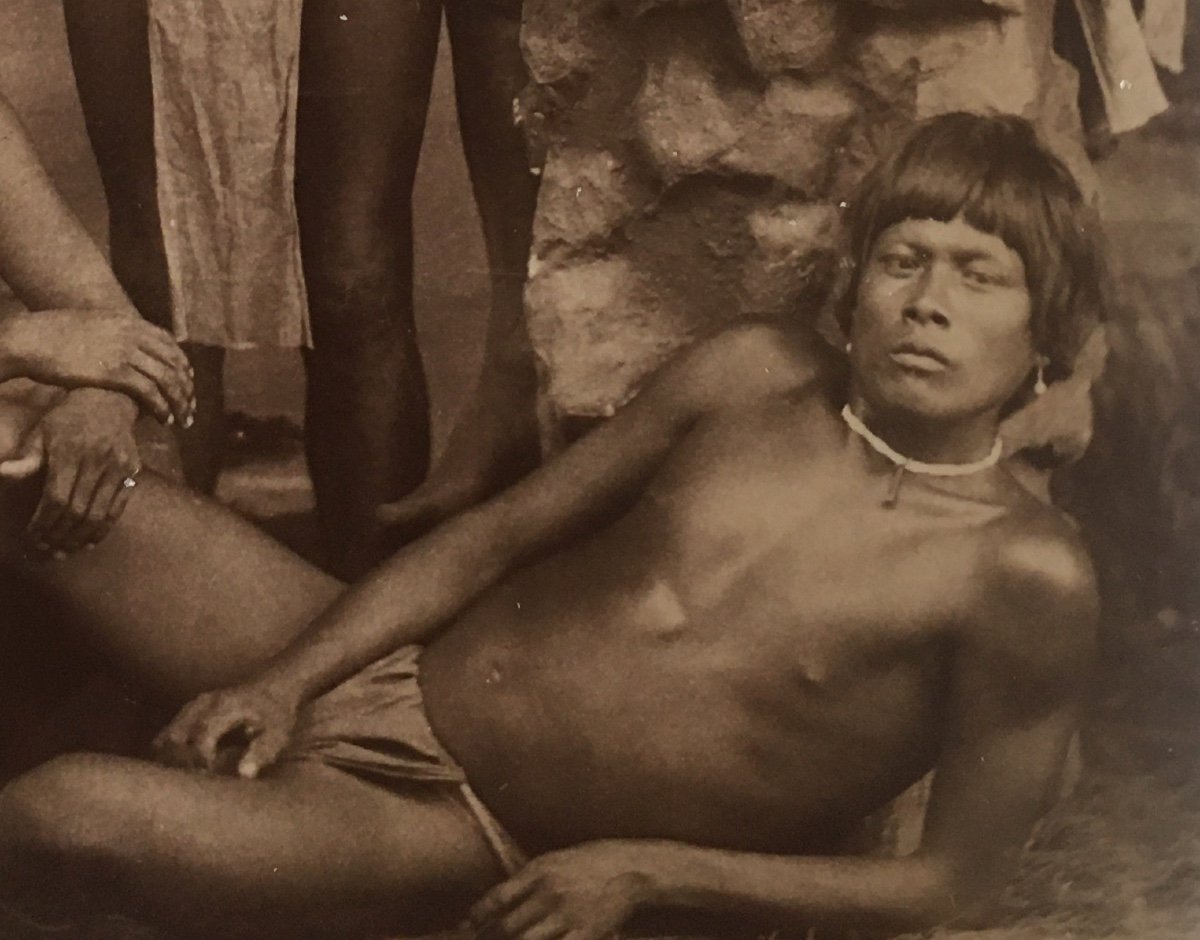 Photographie d'Indiens  du Guyana, Amérique du Sud.  19e siècle -photo-3