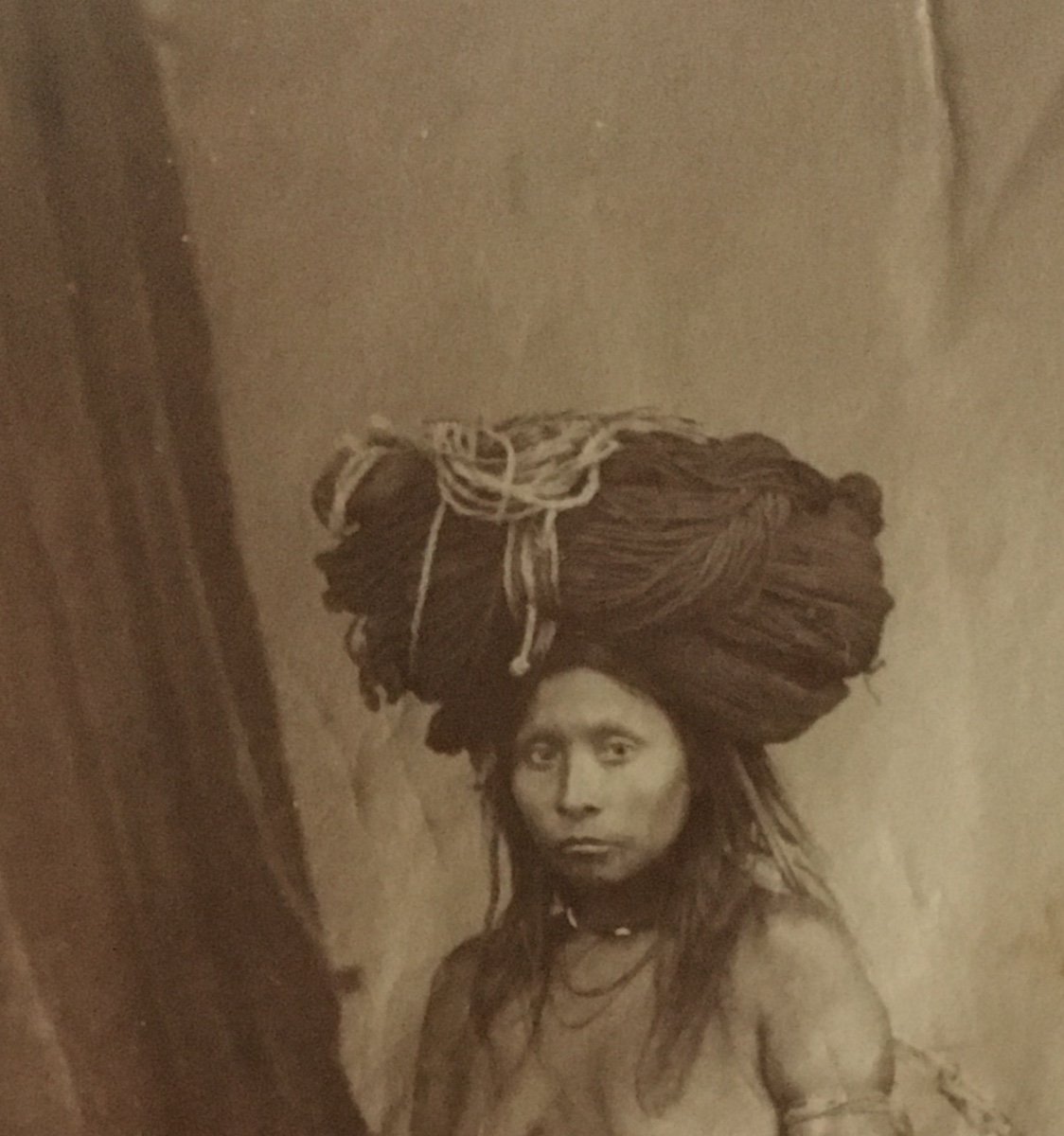 Photographie d'une femme indienne  du Guyana, Amérique du Sud.  19e siècle -photo-3