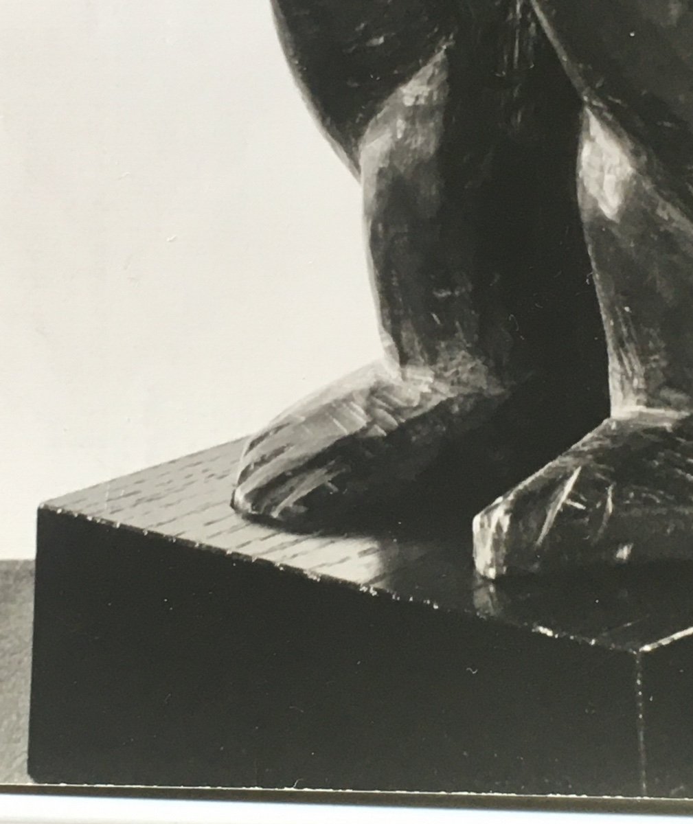 Silver Print. Yaka Statue, Drc, By Sousse Ohana-photo-1