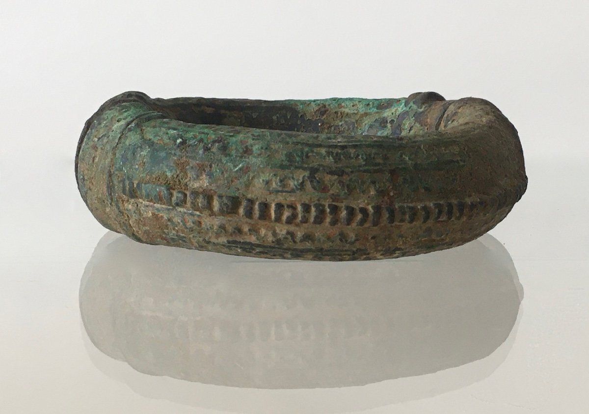 Bracelet Djenne en bronze - Mali -photo-4