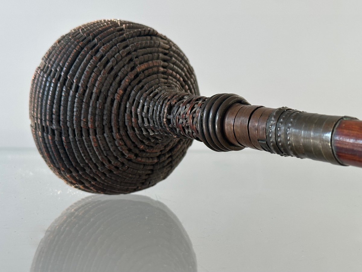 Music Instrument. Mangbetu Rattle From Congo, Africa. -photo-2