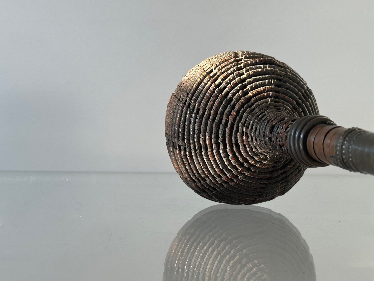 Music Instrument. Mangbetu Rattle From Congo, Africa. -photo-4