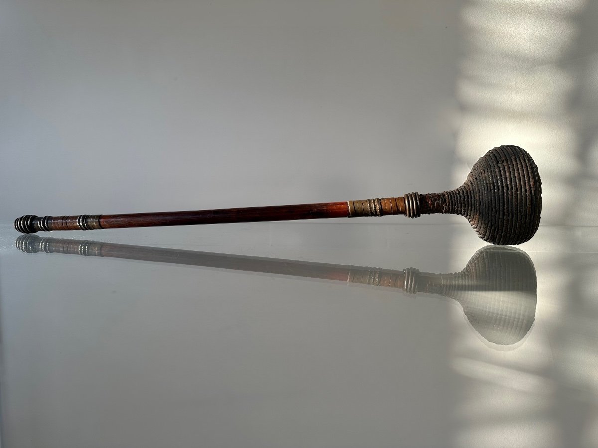 Music Instrument. Mangbetu Rattle From Congo, Africa. 