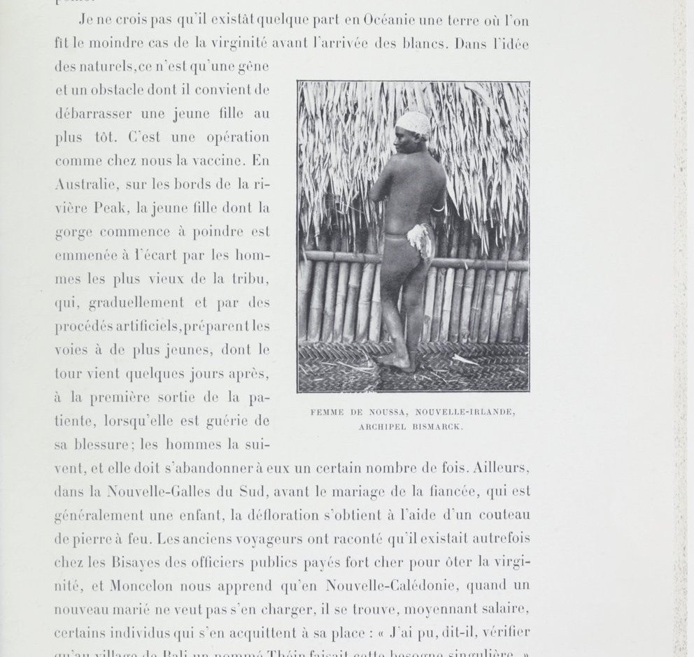 Comte Rodolphe Festetics de Tolna, femme de Nouvelle Irlande, Océanie -photo-1