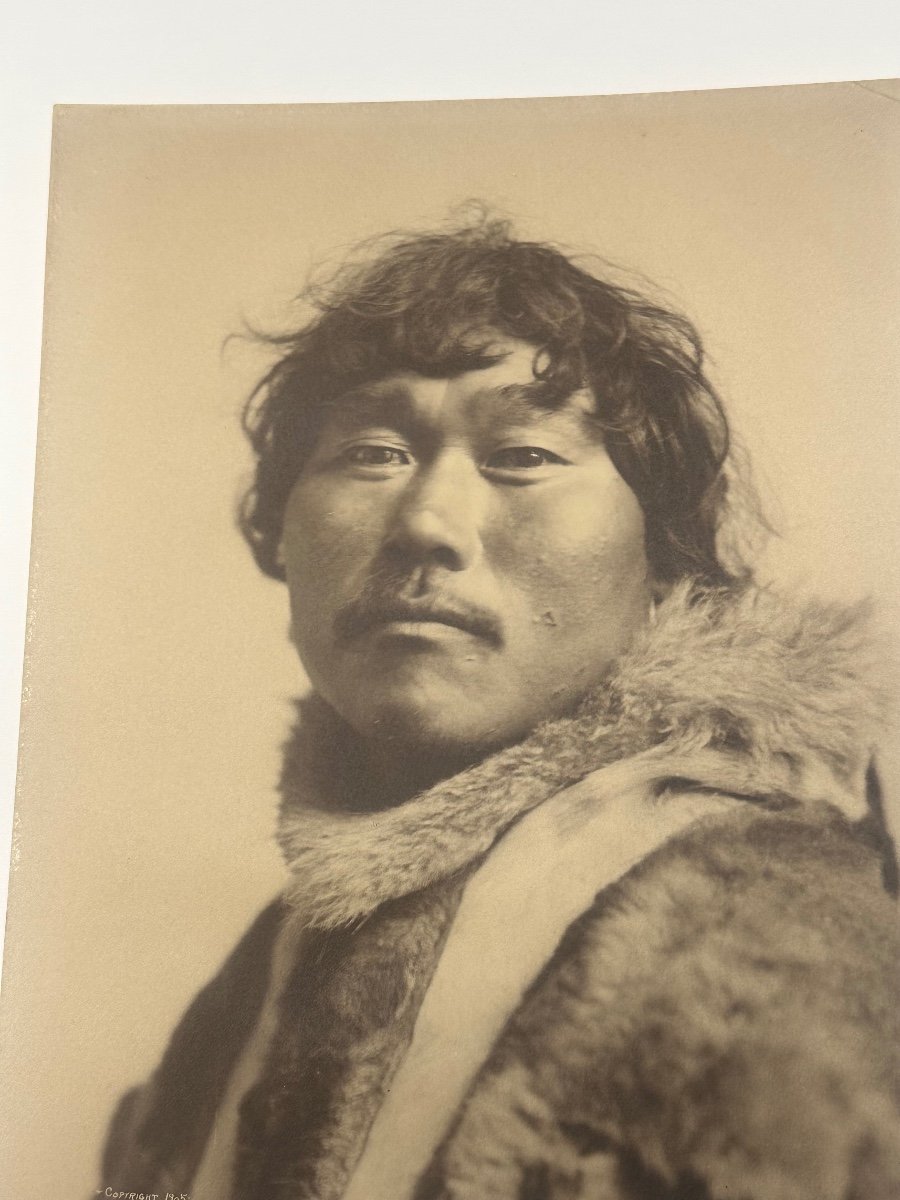 Lomen Brothers, Photograph Of An Inuit Man, Alaska, 1905-photo-3