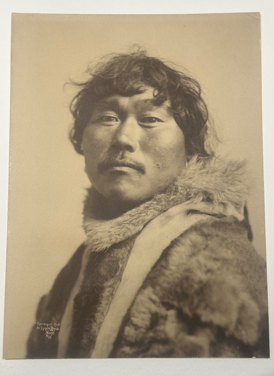 Lomen Brothers, Photograph Of An Inuit Man, Alaska, 1905