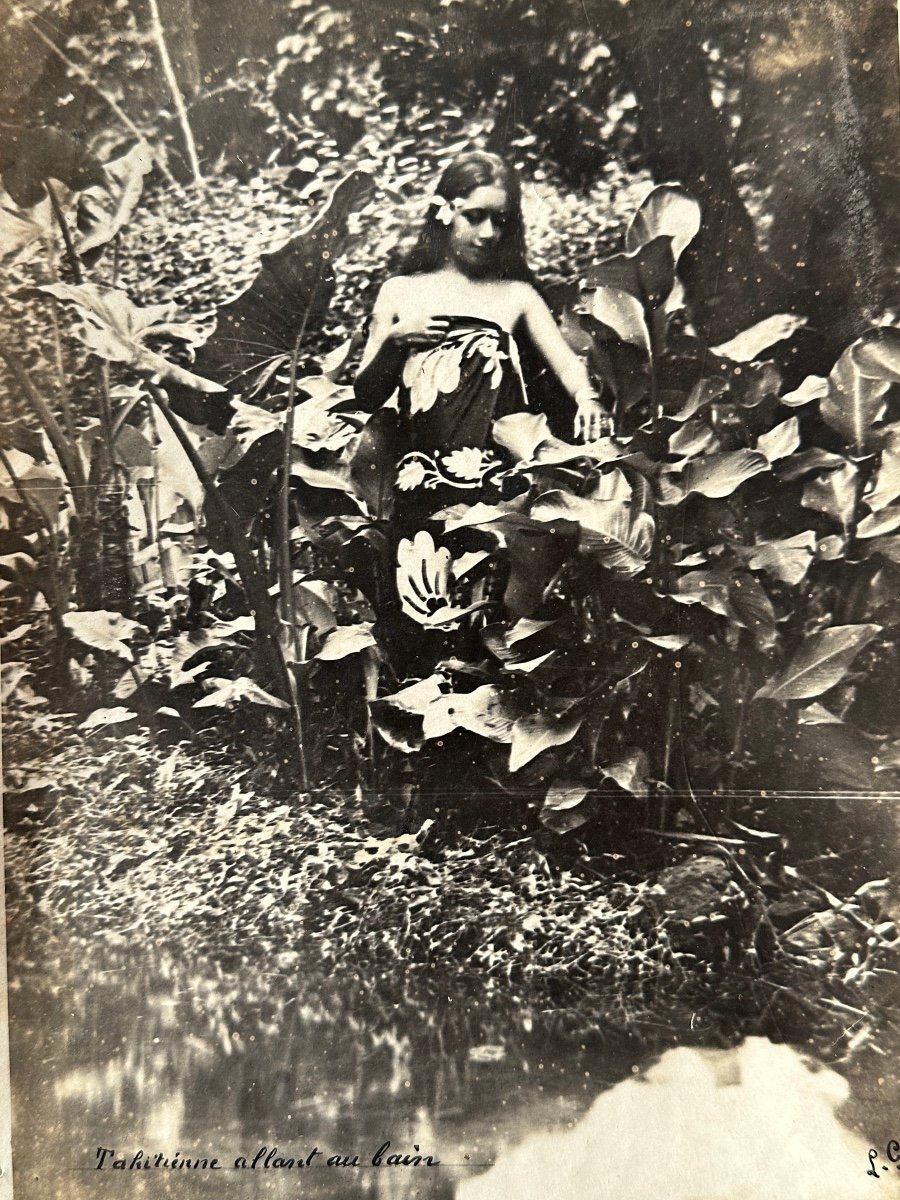 Lucien Gauthier, Photograph Of A Woman From Tahiti, Oceania 