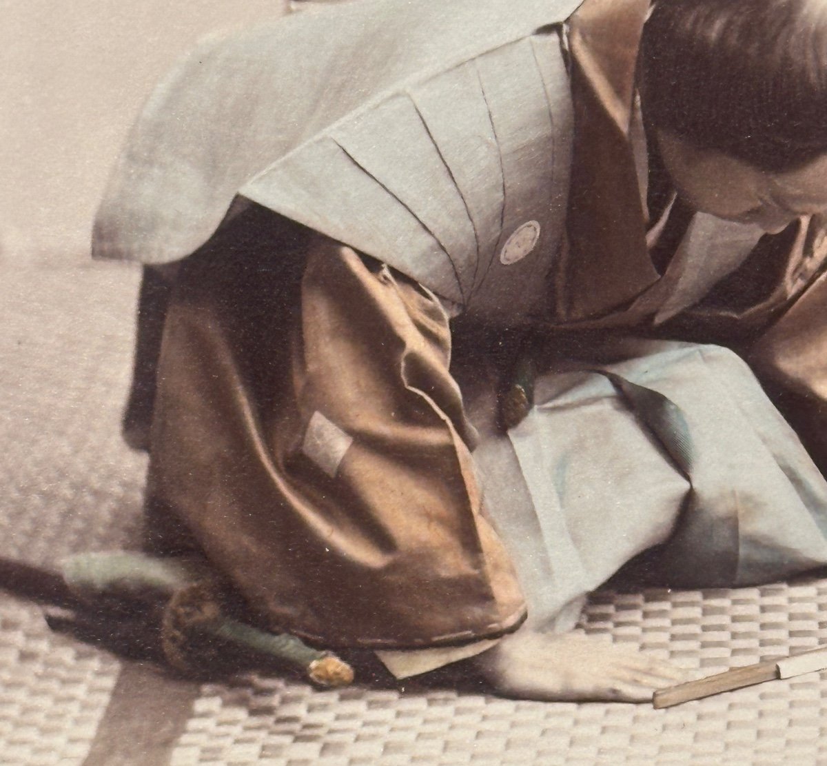 Photograph. Kusakabe Kimbei, Visiting Ceremony, Japan, 19th Century -photo-3