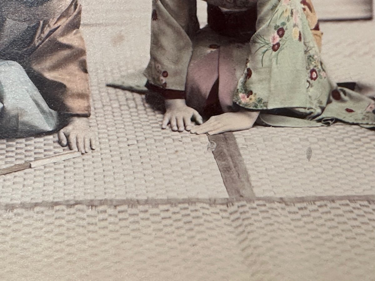 Photograph. Kusakabe Kimbei, Visiting Ceremony, Japan, 19th Century -photo-4