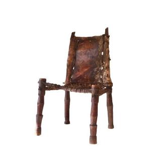 Wooden Seat, Ethiopia. Tribal Art.