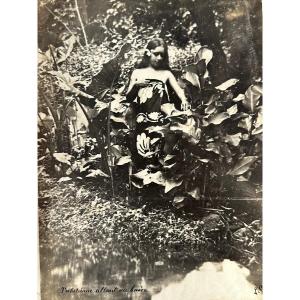 Lucien Gauthier, Photograph Of A Woman From Tahiti, Oceania 