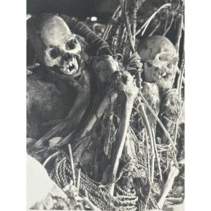 Kanak, New Caledonia, Faténaoué.  Photographs Of Mummies By Maurice Leenhardt. 