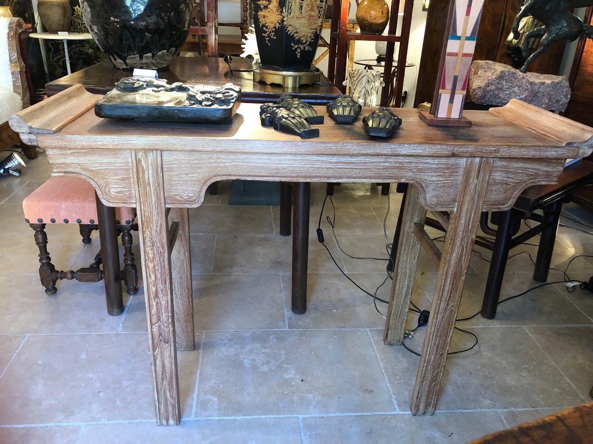 Console En Bois Naturel