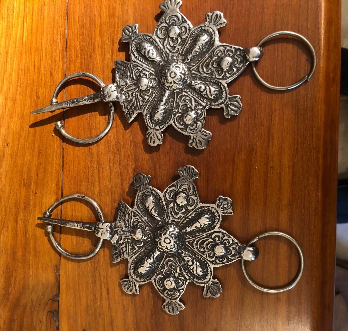 Pair Of Berber Brooches 