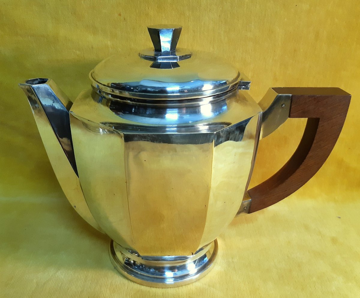 5-pieces Art Deco Coffee Tea Service 1930 Argit Paris-photo-1