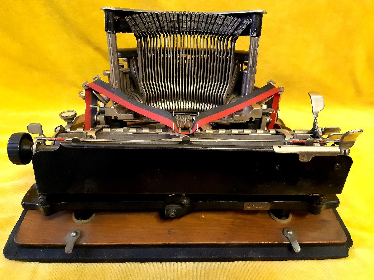 Typewriter Typo Mf Manufacturing Manufrance Circa 1900-photo-3