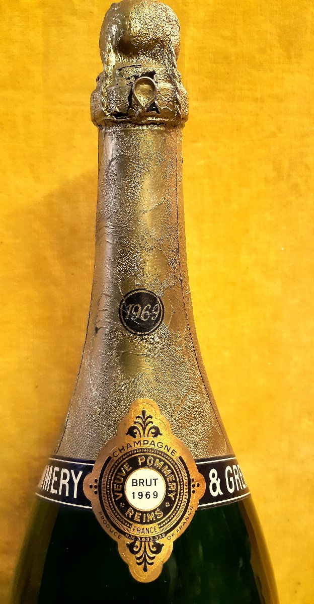 Pub Deco Bar Bottle Methuselah 6litres Factice Champagne Veuve Pommery 1969 -photo-2