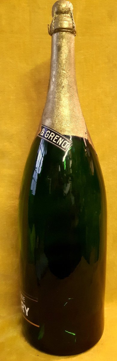 Pub Deco Bar Bottle Methuselah 6litres Factice Champagne Veuve Pommery 1969 -photo-4