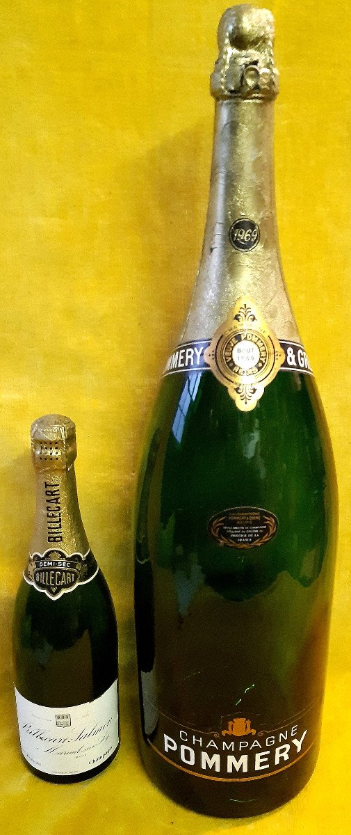 Pub Deco Bar Bottle Methuselah 6litres Factice Champagne Veuve Pommery 1969 -photo-7