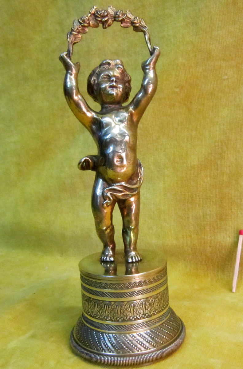 Cherubin Cherub Putti Clodion Gilt Bronze 18th 19th St