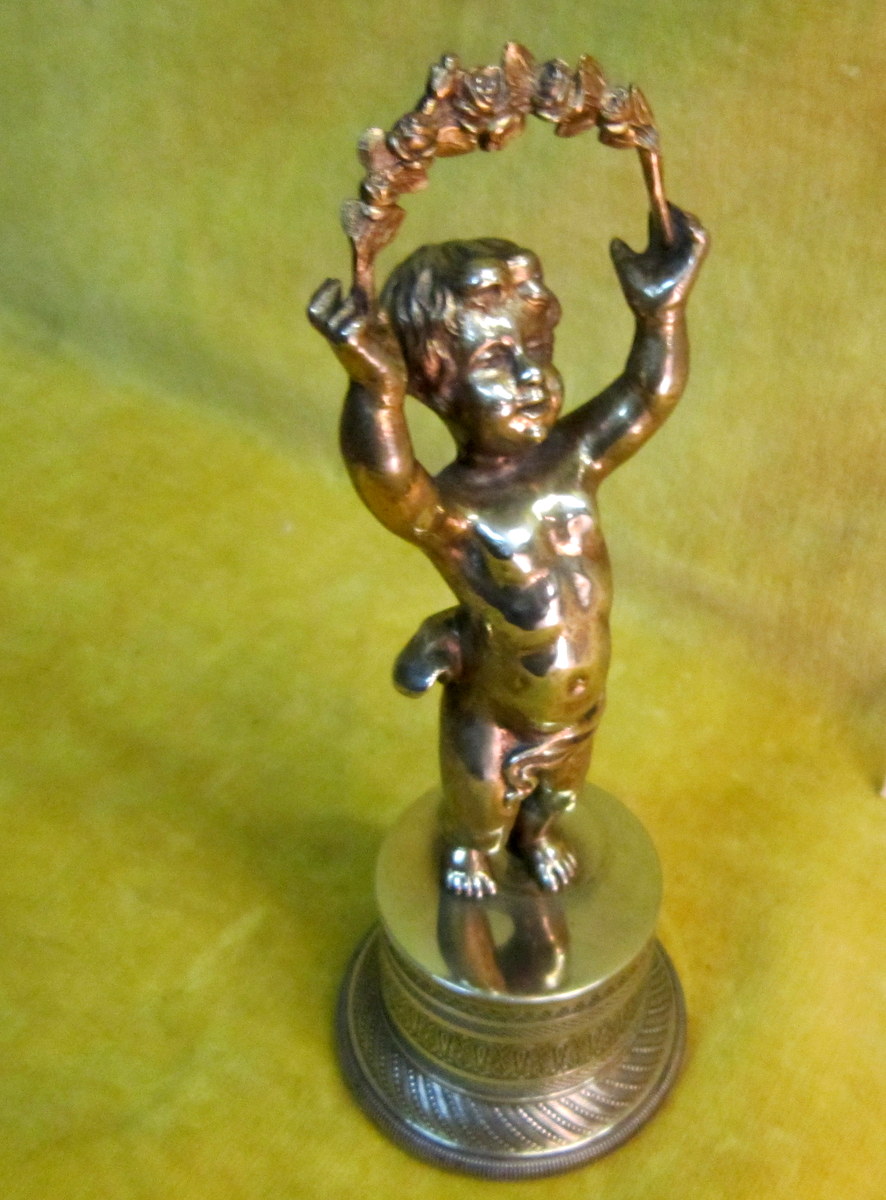 Cherubin Cherub Putti Clodion Gilt Bronze 18th 19th St-photo-5