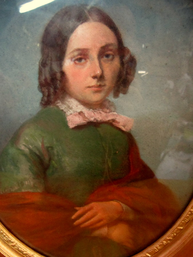 Portrait Pastel Very Good Family Girl 1849-photo-3