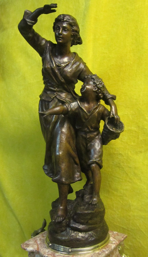 Sculpture Sculpture Woman Of Sinner E. Rancoulet-photo-4