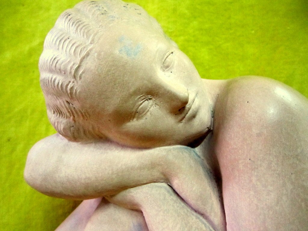 Terre Cuite Nue Féminin Art Déco 30 école Néoclassique Sculpture Amédeo Gennarelli (1881-1945)-photo-3