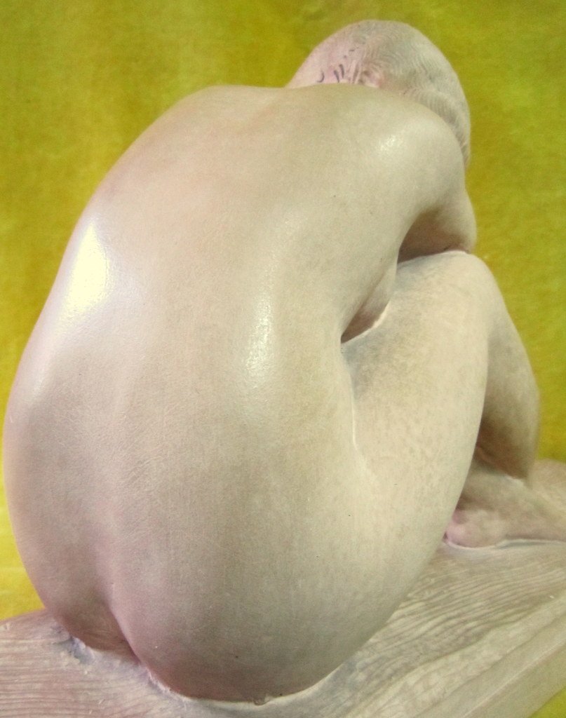 Terre Cuite Nue Féminin Art Déco 30 école Néoclassique Sculpture Amédeo Gennarelli (1881-1945)-photo-3